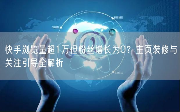 快手浏览量超1万但粉丝增长为0？主页装修与关注引导全解析