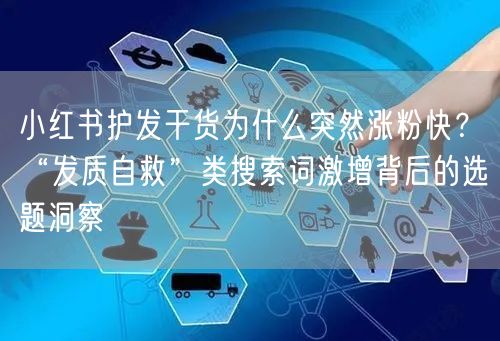 小红书护发干货为什么突然涨粉快？“发质自救”类搜索词激增背后的选题洞察