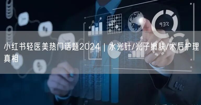 小红书轻医美热门话题2024｜水光针/光子嫩肤/术后护理真相